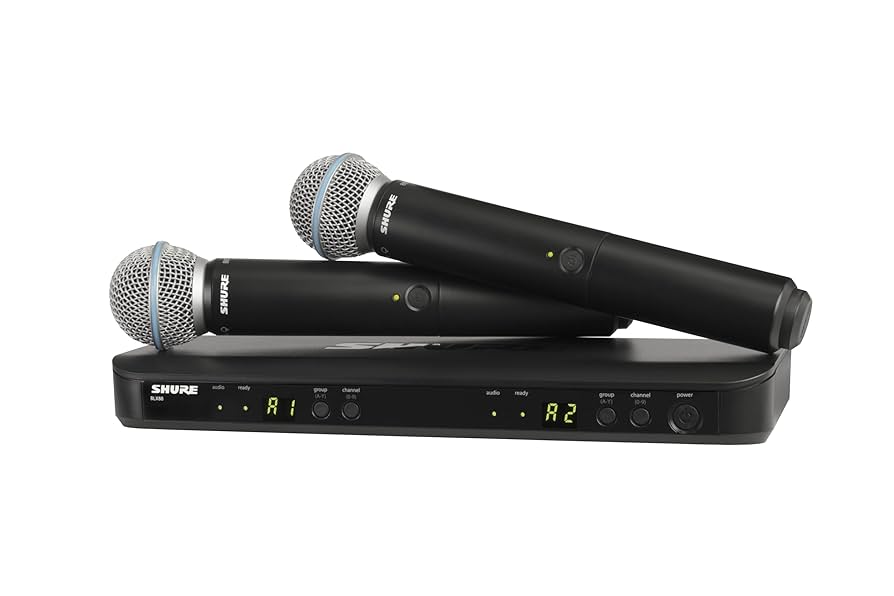 SHUREワイヤレスマイクシステム　BLX288/B58 Amazon.com: Shure BLX288/B58 Wireless Microphone System - 14